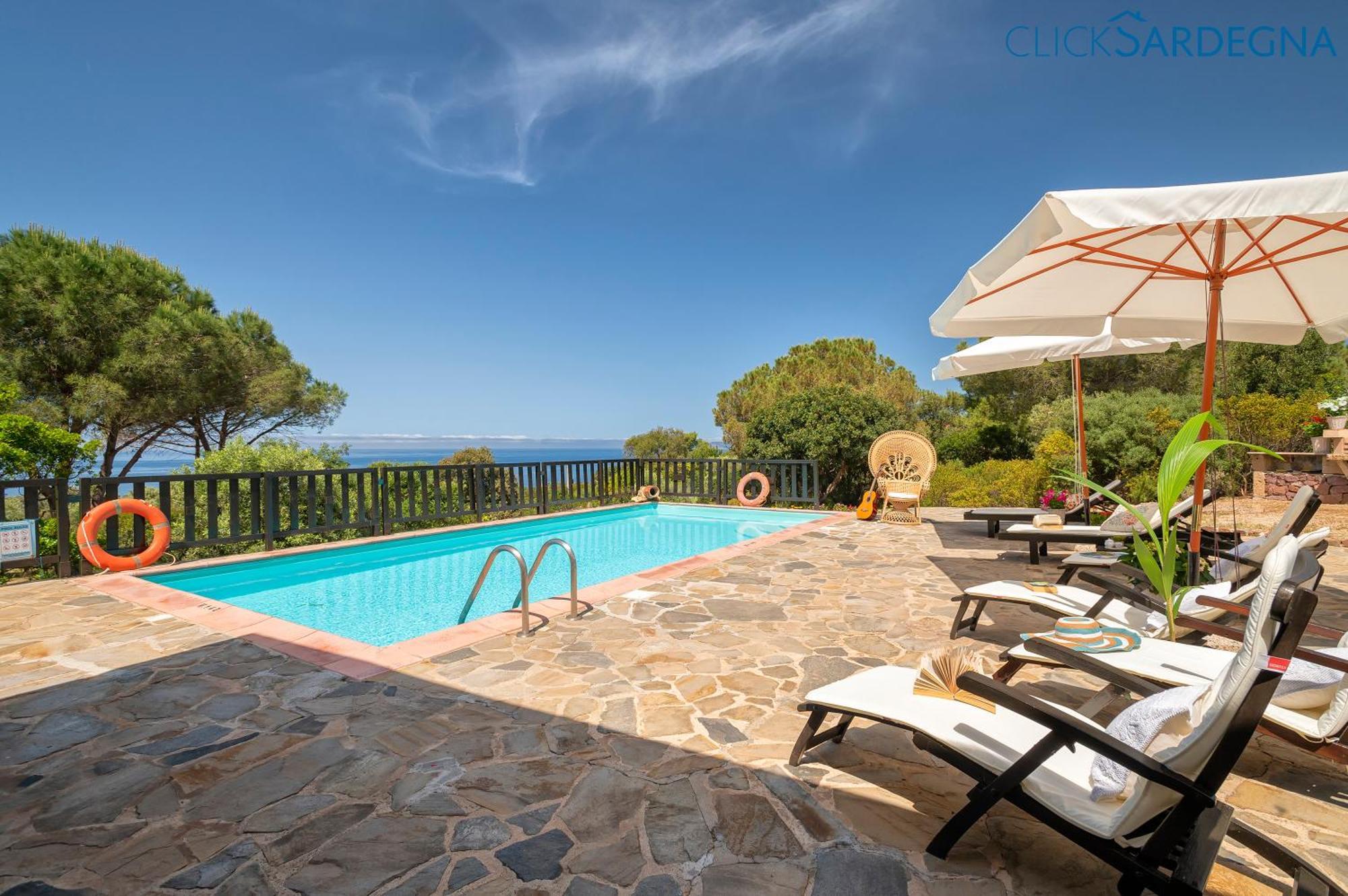 Alghero Villa Barranch With Sea View Swimming Pool For 6 People Экстерьер фото